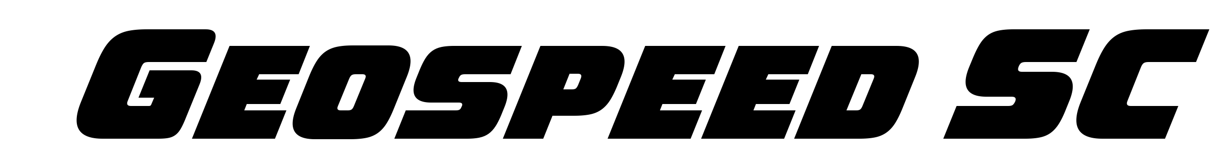 Geospeed SC